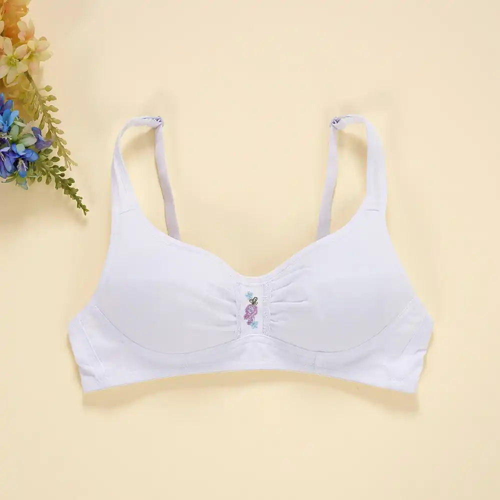 Kids Girls Training Bra For Teen Adjustable Sponge Push Up Bra Vest