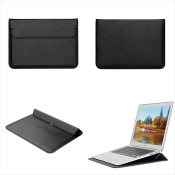 

2020 up to date laptop For Macbook Touch ID Bar new A2179 A2251 A2289 Air Pro Retina 11 12 13 15 inch Leather Sleeve Laptop Bag