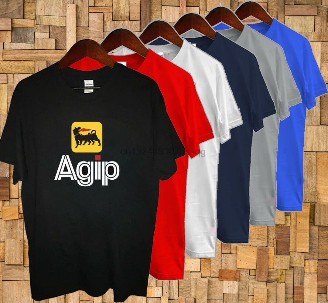 Новая футболка Agip Racing Oil S-2XL выбор цвета |