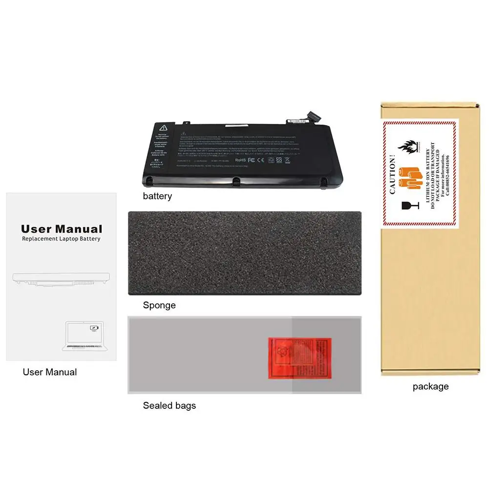 New Laptop Battery For Apple MacBook Pro 13 inch A1322 A1278 ( 2009-2012 year ) MB990 MB991 MC700 MC374 Replace Battery New Laptop Battery For Apple MacBook Pro 13 inch A1322 A1278 ( 2009-2012 year ) MB990 MB991 MC700 MC374 Replace Battery