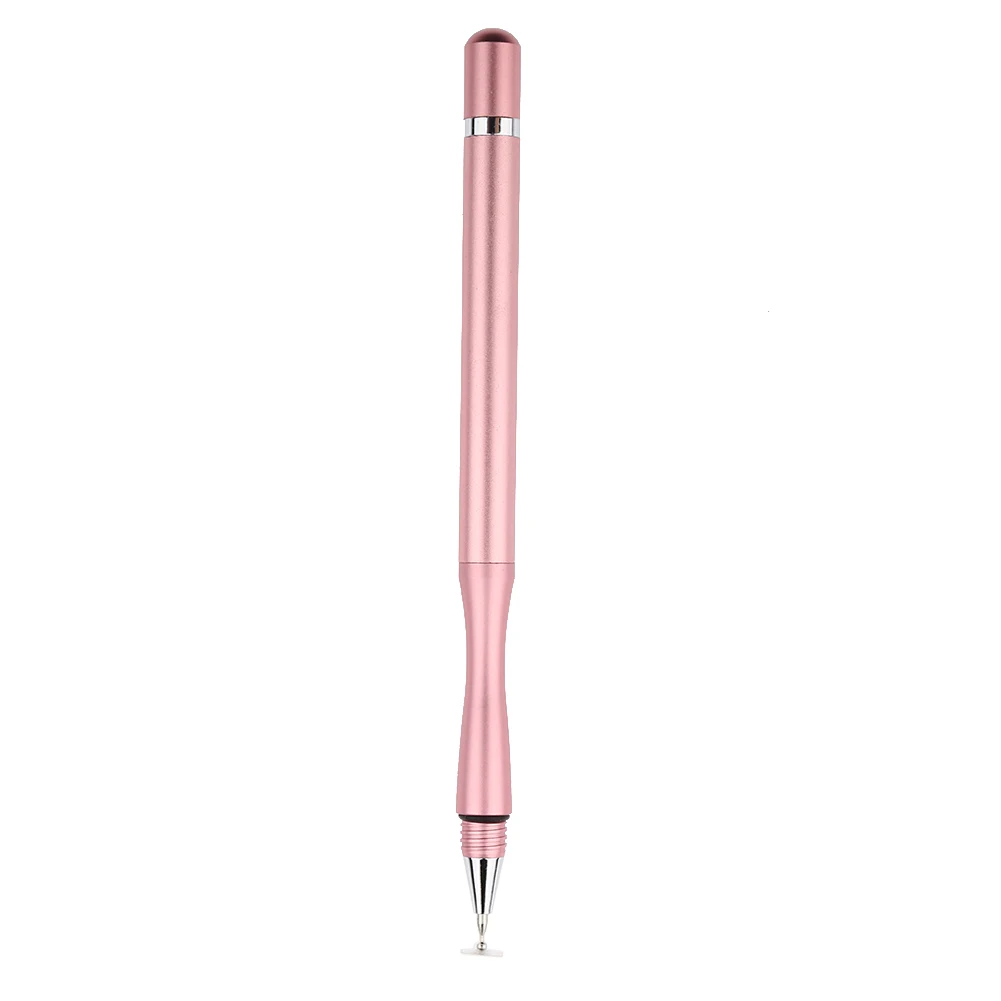 Универсальный емкостный сенсорный экран стилус для рисования ручка для iPhone iPad смартфон планшет пк компьютер сенсорный экран стилус ручка новинка - Цвета: Розовый