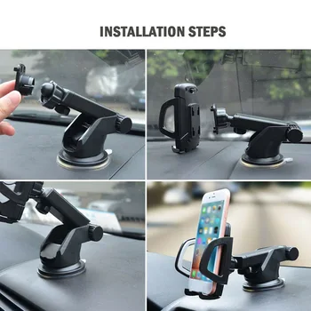 

Mount Phone holder Windshield Stand For Mobile Cell Phone GPS Hardware