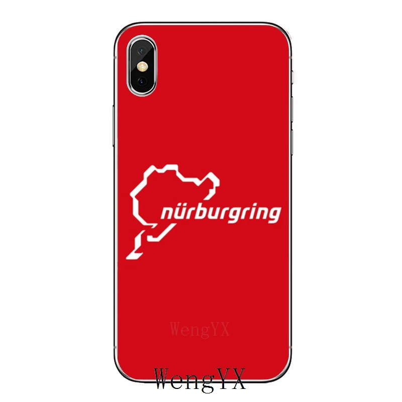 Для iPhone 11 pro XR X XS Max 8 7 6s plus SE 5s 5c iPod Touch 5 6 Чехол гоночный мотор спортивный Nurburgring - Цвет: Nurburgring-A-07
