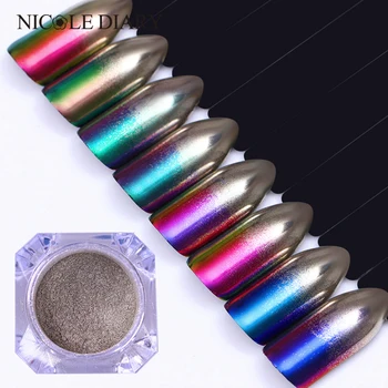 

1 Box Pearl Nail Glitter Powder Mirror Matte Effect Glitter Laser Dust Shimmer Pigment Nail Decoration Decoration Deco