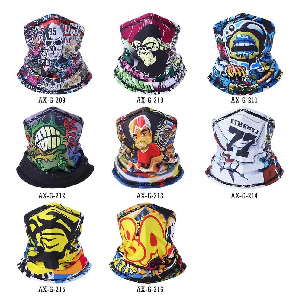 Зимние полярные флисовые банданы мотоциклетный шейный Гетр чехол для лица с
