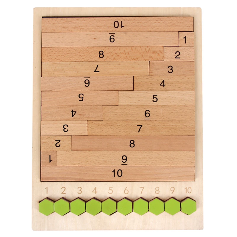 Math Toy wooden Montessori Teaching Educational Toys For Children Multiplication Division Addition and Subtraction Teaching Aids