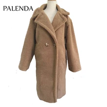Новинка, плюшевое пальто из искусственного меха, женское зимнее длинное пальто, 4 цвета, в течение 3 дней