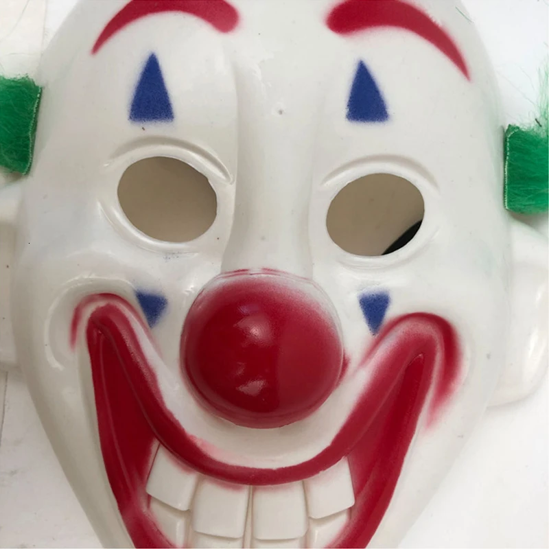 Joker Joaquin Phoenix Mask Cosplay Props Pvc Clwon Half Helmet Halloween Mask The Joker Arthur Fleck