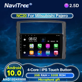 

2.5D IPS Screen Android 10 Car GPS Navigtion Multimedia Player For Mitsubishi Pajero 2006-2014 Radio Audio 2G+32G BT WIFI USB FM