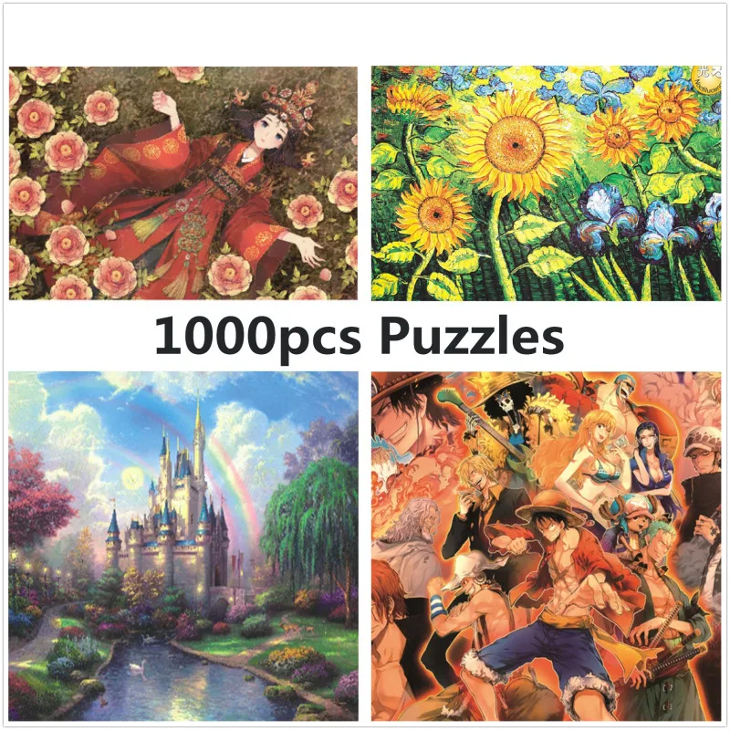 

Luminous 1000 pcs Wooden Puzzle Antistress Brain Teaser Montessori Scrabble Jigsaw Puzzle Game DIY Educational Toys For Children