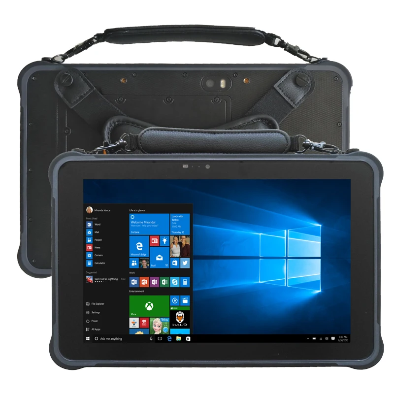 Rugged tablet 10.1 inch windows 10 industrial