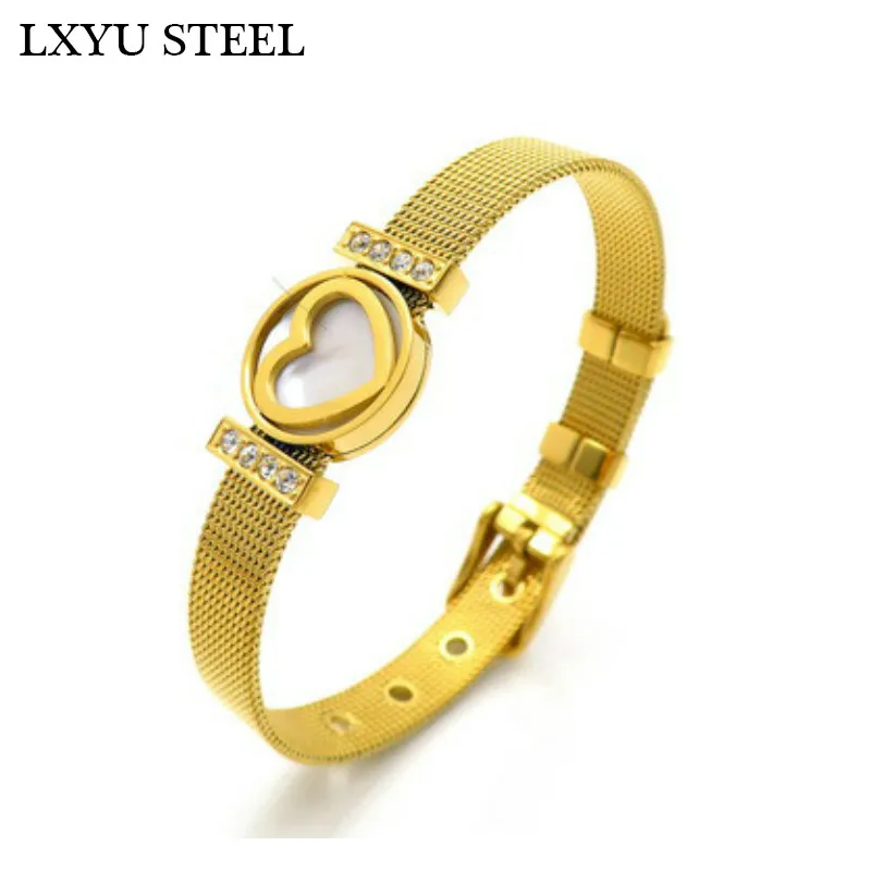 Лидер продаж новые женские браслеты в виде ракушек с сердцем и фианитами