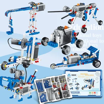 

New Science and Education Series EV3 Power Machinery Core Set Building Block Brick Learning Toys For Boys Children Kids