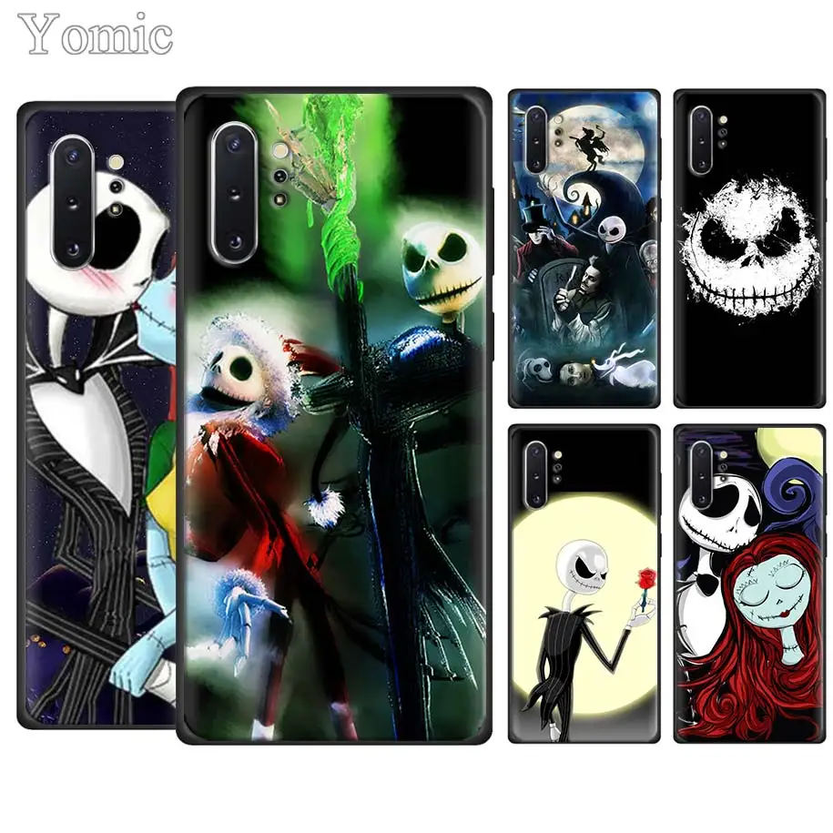 

nightmare before christmas Jack Phone Cases for Samsung Galaxy Note 10 10 Plus (5G) Note 8 9 S10e S8 S9 S10 Plus S7 Soft TPU Cov