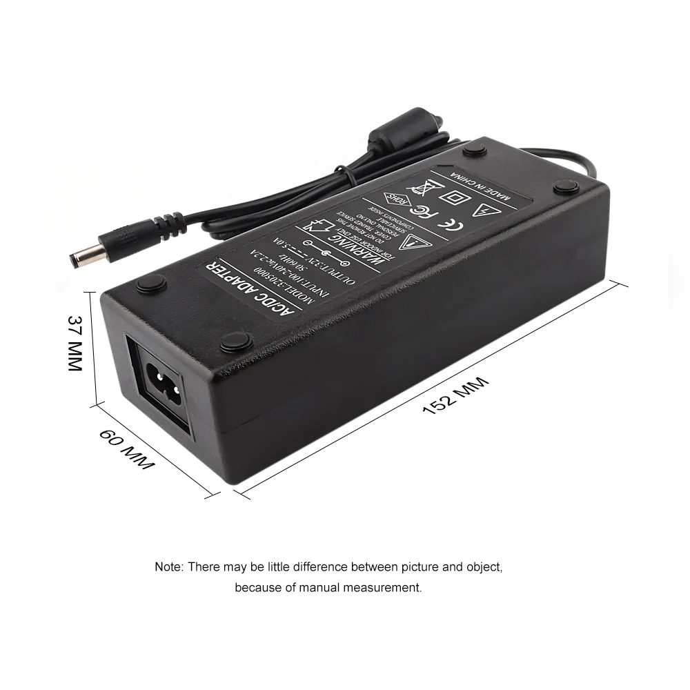 Plugue da ue Fonte para Tas5613 Adaptador Aiyima 5a Eua Plug 5.5x2.5 mm Poder Carregador Tpa3255 Tda7498e Amplificador 32v Ac100v-240v Dc32v - Image 2