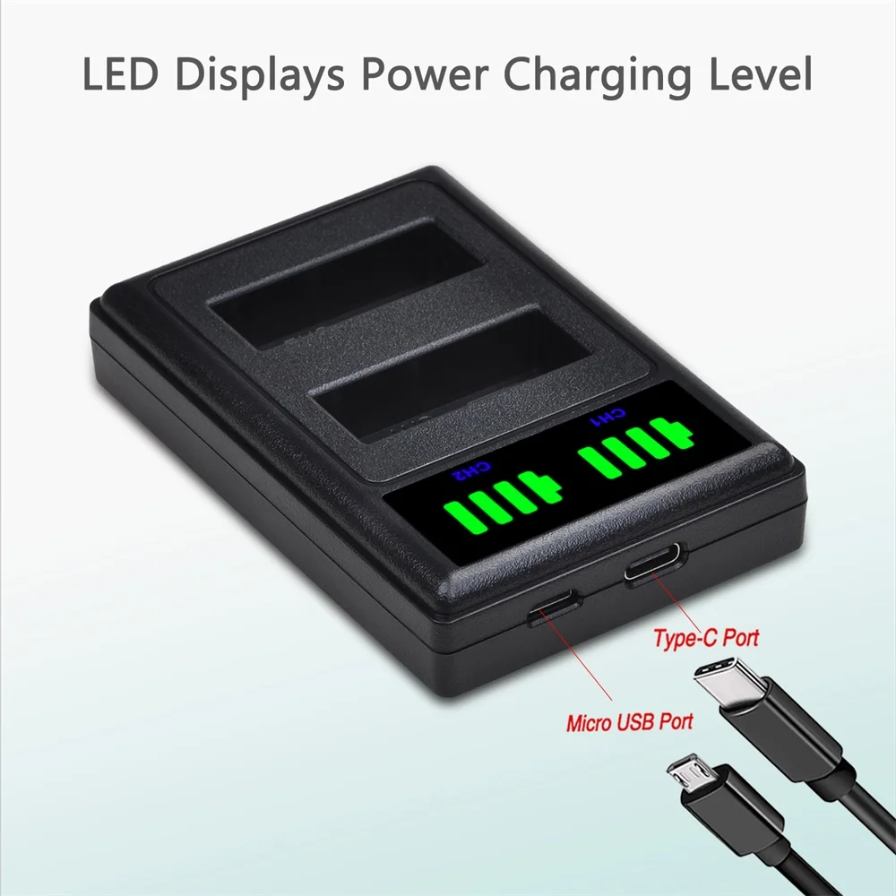 2000mAh BLS-1 BLS1 Battery and Charger for Olympus PS-BLS1 PEN E-PL1 E-PM1 EP3 EPL3 Evolt E-420 E-620 E-450 Digital SLR Cameras