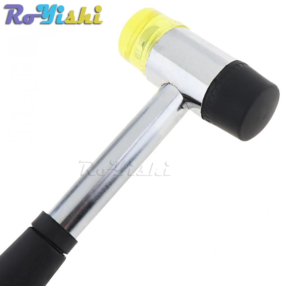 rubber Double Faced Work Glazing Window Beads Hammer Nylon Head Mallet Tool*yr 
