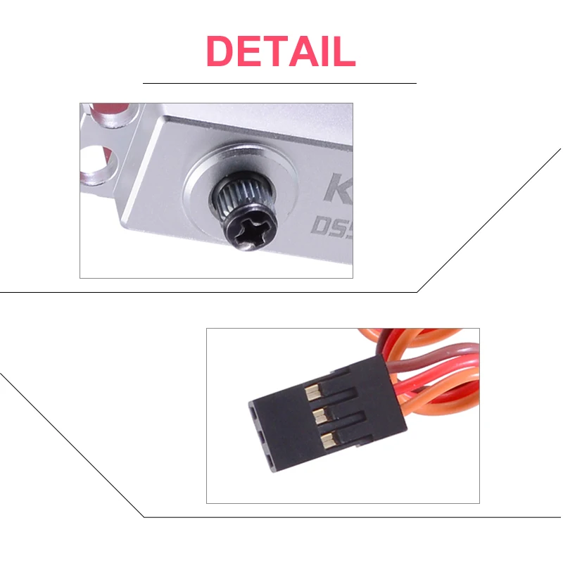 KST Servo DS565X 760us 6,0 кг Крутящий момент HV 6,0-8,4 V без сердечника цифровой сервопривод для 450-500 RC вертолет хвост
