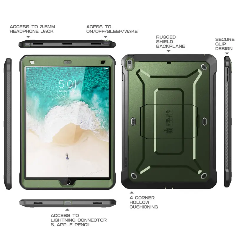 proteção de tela embutida, para modelos ipad pro 10.5, air 3 2017