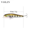 VOLIN NEW Model Magnetic Hard Fishing Wobbler 90mm 10g Minnow Bait Artificial Bait Swimbait for pike perch Bass ► Photo 2/6