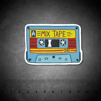 

Cartoon Retro Music Tape Stickers For Suitcase Skateboard Laptop Luggage Fridge Phone Car Styling DIY Decal Sticker