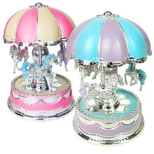Best Offers Pink Blue Vintage Carousel Music Box Flash Light Musical Toys Kids Girls Birthday Gifts Musical Toys Best Offers Pink Blue Vintage Carousel Music Box Flash Light Musical Toys Kids Girls Birthday Gifts Musical Toys