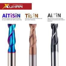 

HRC50 HRC55 HRC65 Carbide End Mill 2Flutes endmill Milling Cutter Alloy Coating Tungsten Steel Cutting Tool CNC maching Endmills