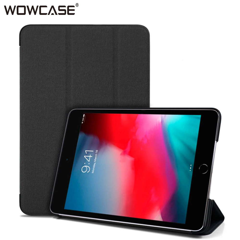 WOWCASE умный кожаный чехол для планшета для iPad Mini 5 чехол с подкладкой из микрофибры защитный чехол для iPad mini 5 поколение