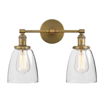 

Modern Industrial Wall Lamp Modern Industrial Glass Wall Lamp Double Glass Wall Sconce