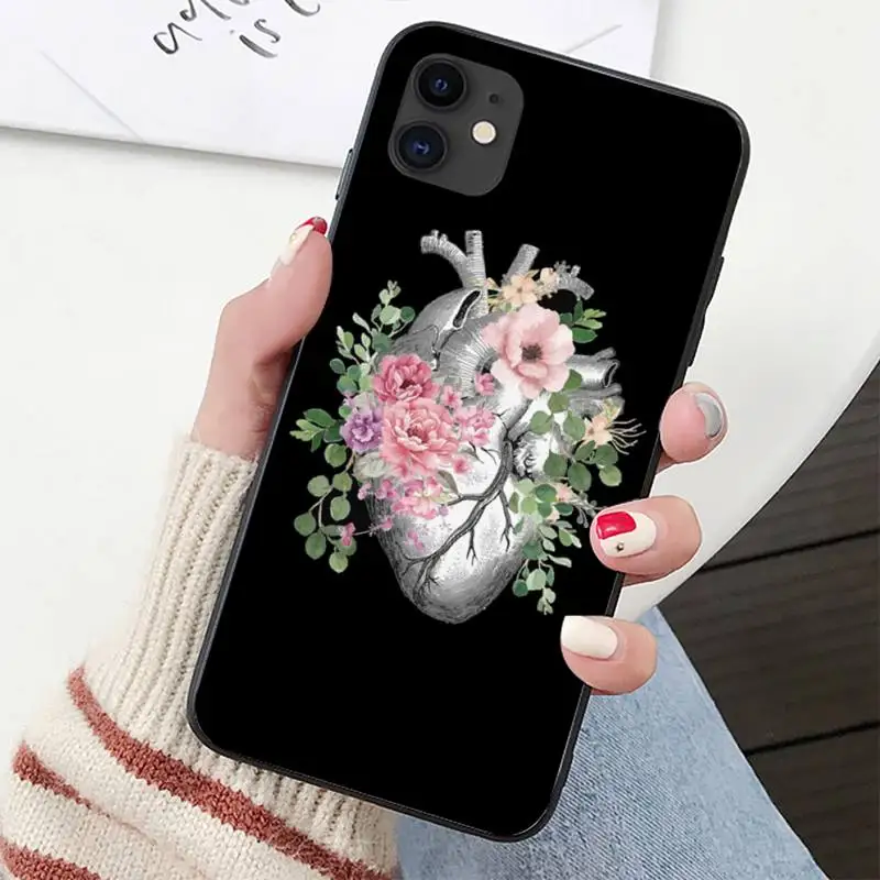 YNDFCNB Heart Of Nature Human Anatomy Doctor Phone Case for iPhone 11 12 pro XS MAX 8 7 6 6S Plus X 5S SE 2020 XR cover YNDFCNB Heart Of Nature Human Anatomy Doctor Phone Case for iPhone 11 12 pro XS MAX 8 7 6 6S Plus X 5S SE 2020 XR cover