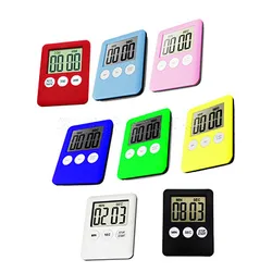 Square multifunction timer Kitchen baking timer reminder Mini countdown electronic timer