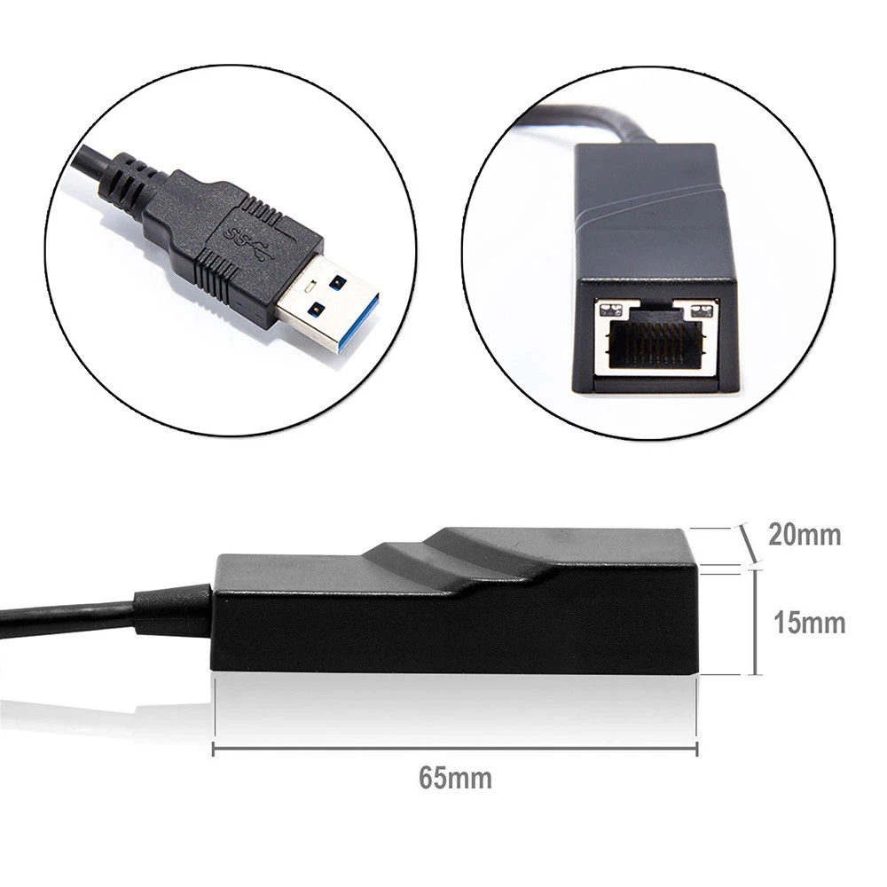 USB 3,0 к Gigabit Ethernet RJ45 LAN(10/100/1000) Мбит/с сетевой адаптер для ПК ноутбук Win