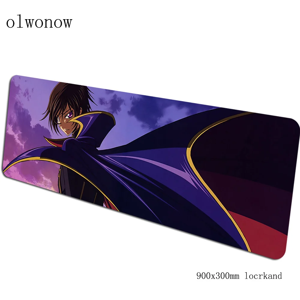 Код Geass коврики 900x300x3 мм гелевый игровой коврик для мыши Клавиатура коврик для мыши профессиональный ноутбук аксессуары для геймеров коврик для мыши