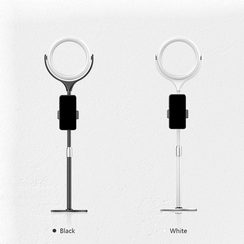 

Video Conference LED Ring Lighting 8" Desktop Ring Light with Stand Laptop Computer Zoom Meeting Lighting Webcam Light 3 Modes
