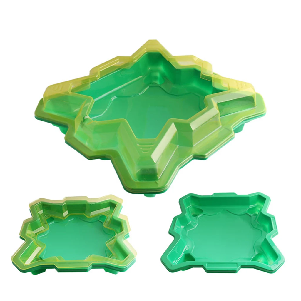 Plastic Spinning Top Stadium Plate Gyro Stadium Toy for Children Birthday Gifts