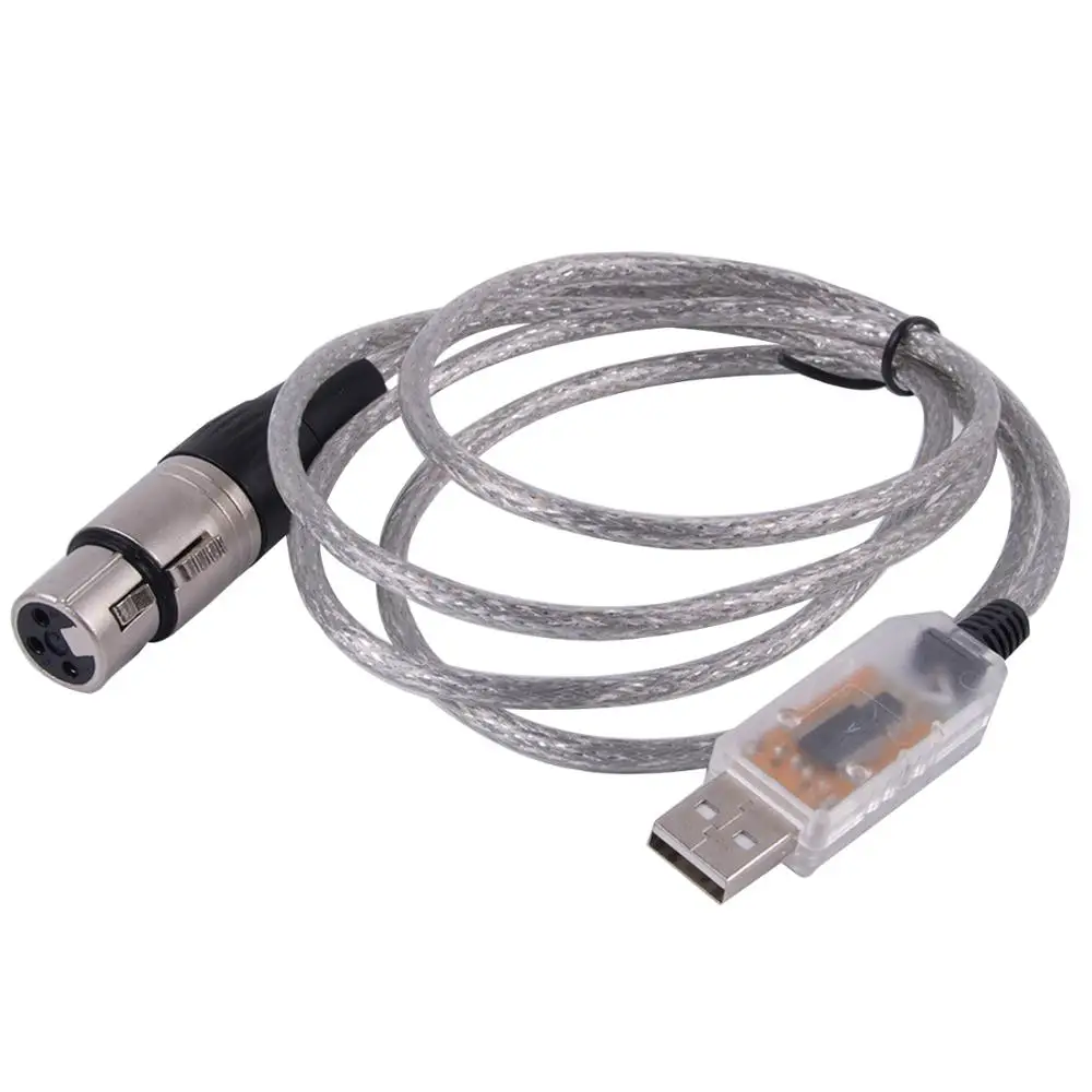 Адаптер интерфейса Usb к Dmx сценическое освещение диско свет Dj интерфейс