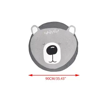 

Cute Lovely Baby Crawling Pad Round Cartoon Bear Kids Newborn Play Game Mat Children Toy Carpet