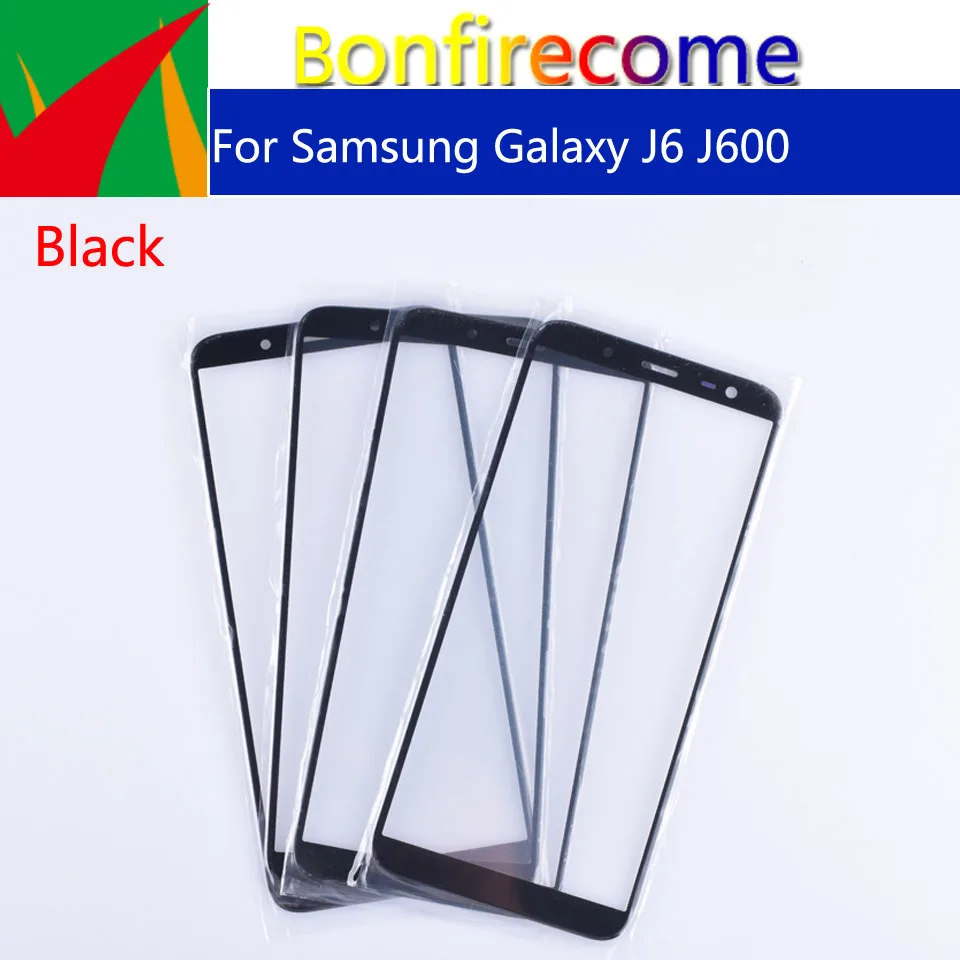 10 шт./партия для Samsung Galaxy J6 J600 J600F J600G сенсорный экран внешнее стекло ЖК-экран