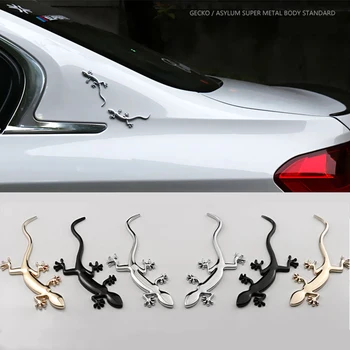 

3D Metal Lizard Gecko Emblem Car Sticker Decal Chrome Badge For Audi Quattro A5 A7 A1 TT Q3 Q7 Q5 A4 A3 A6 S5 S6 RS4 RS3 S4 RS8