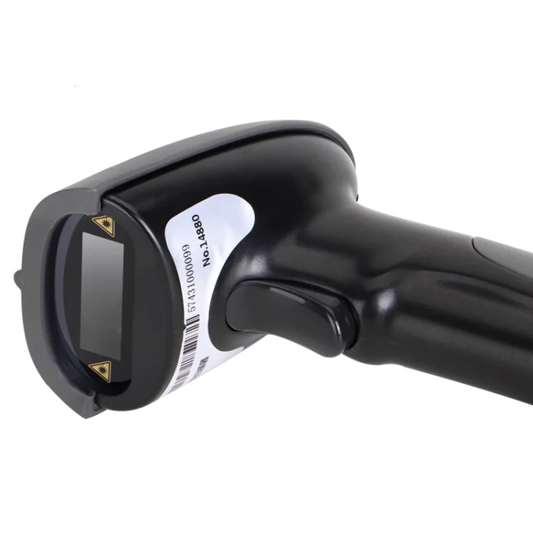 

Deli 14880 One Dimensional Code Scanning Gun Scannig Gun Commodity Barcode Scanner Supermarket Single Barcode Scanner