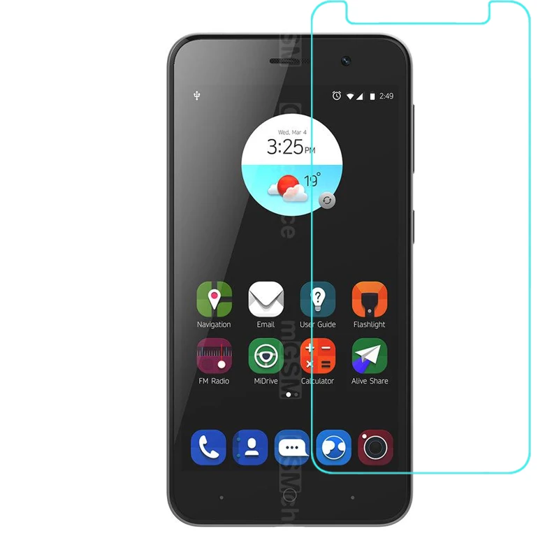 Для ZTE Blade A520 Новый 9H твердость 2.5D ультра-тонкий Закаленное стекло пленка защитная