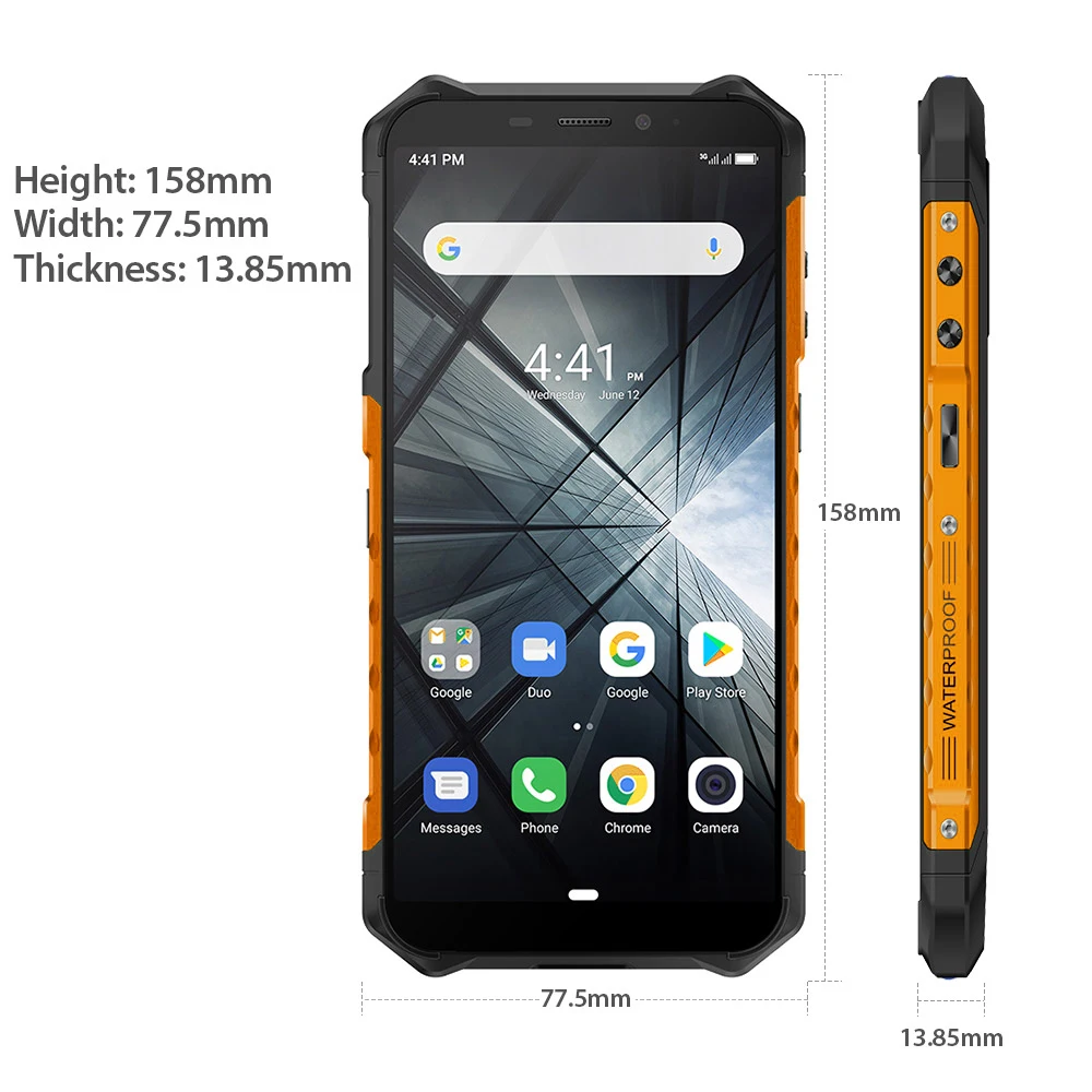 Смартфон Ulefone Armor X3 защищенный ip68 Android 9 0 5 дюйма 2 + 32 ГБ|Смартфоны| |