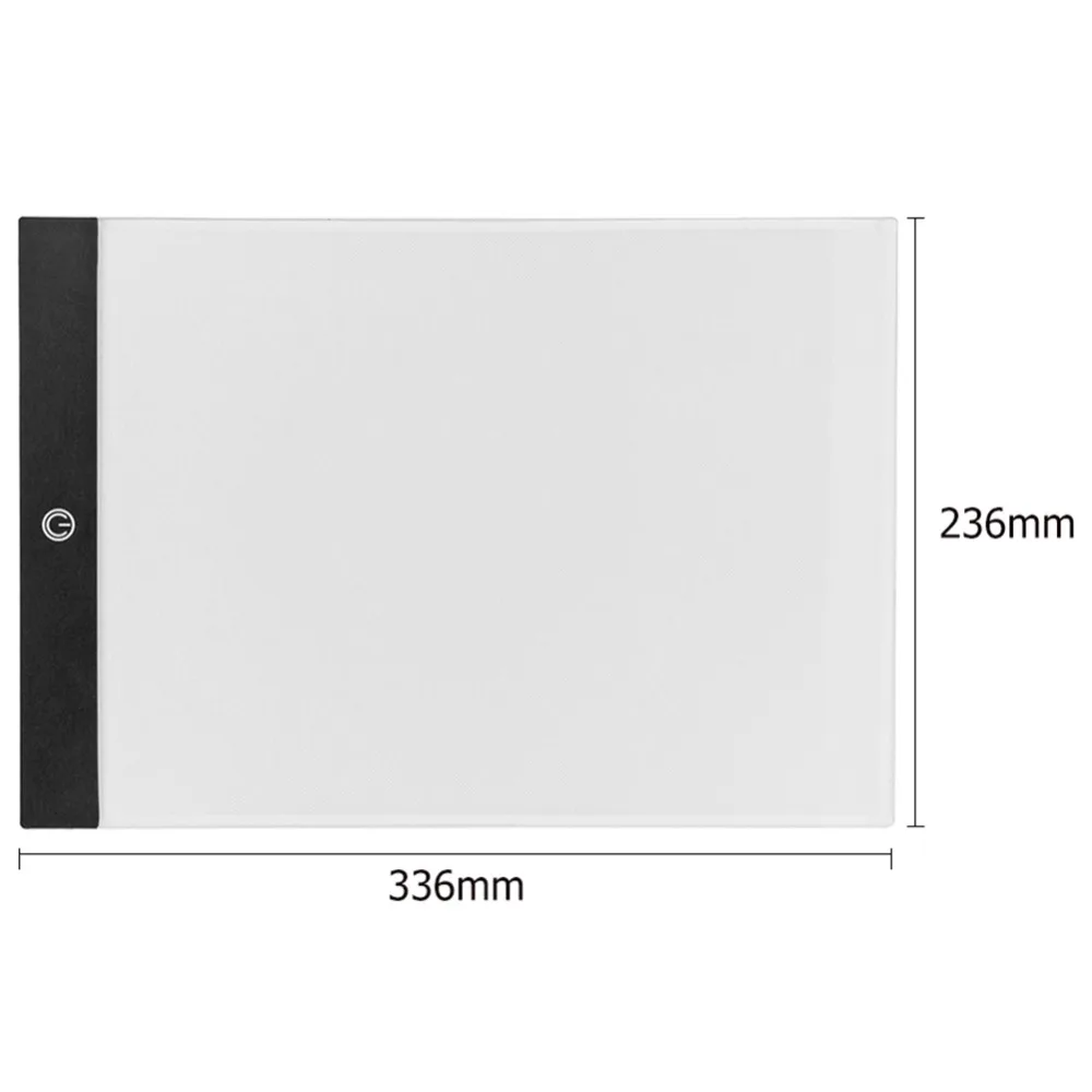 Графический планшет A3 A4 A5 светодиодный планшет для рисования тонкий художественный трафарет, трафарет для рисования, Настольный светильник, трехуровневый, Прямая поставка