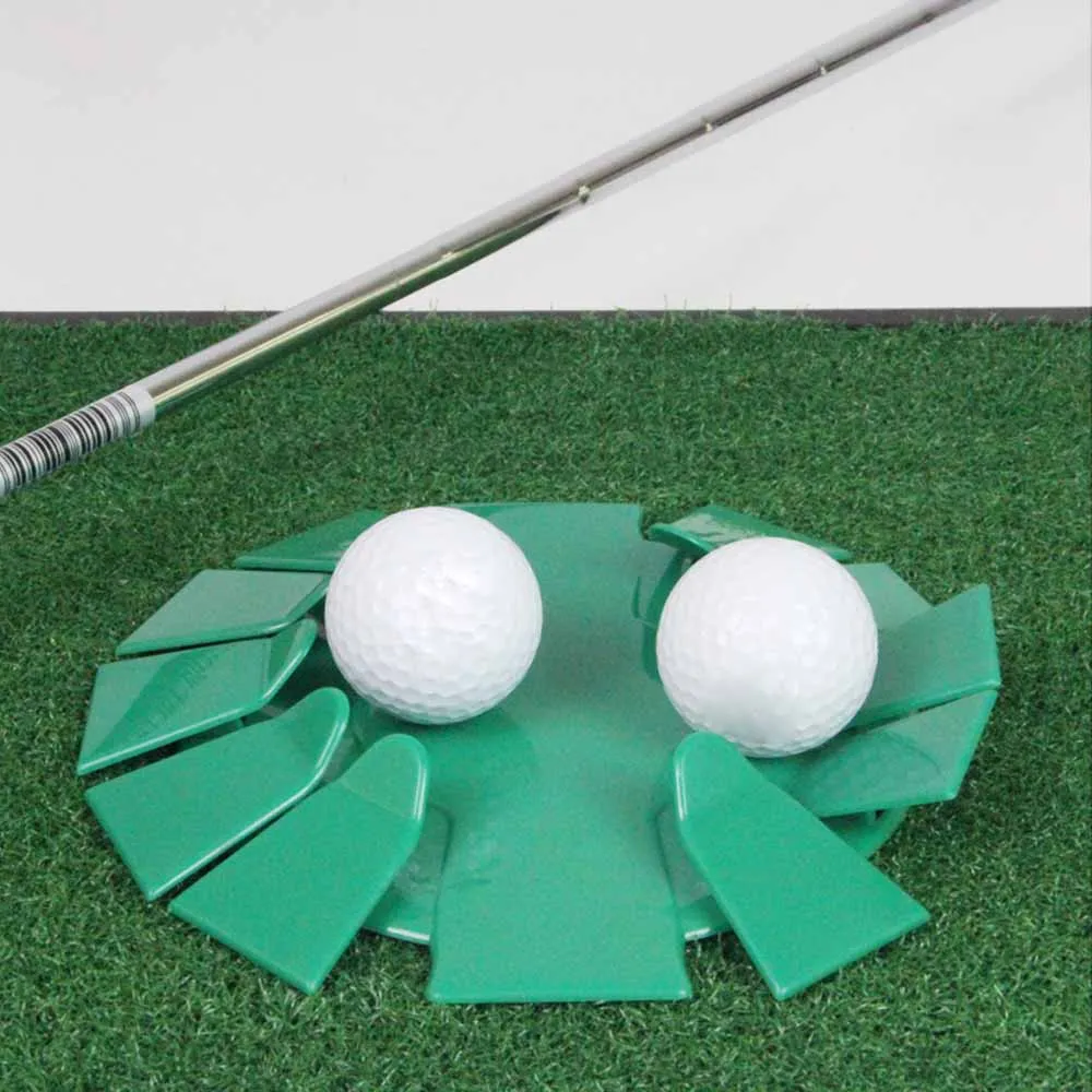 1Pcs Golf Disc Indoor Push Rod Practice Disc Convenient Practical Green Hole Saucers Golf Accessories