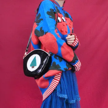 

SutaSuta SutaSuta Handmade Women Embroidery Hook Fower Shell Bag Small Fresh Lovely Shoulder Messenger Bag