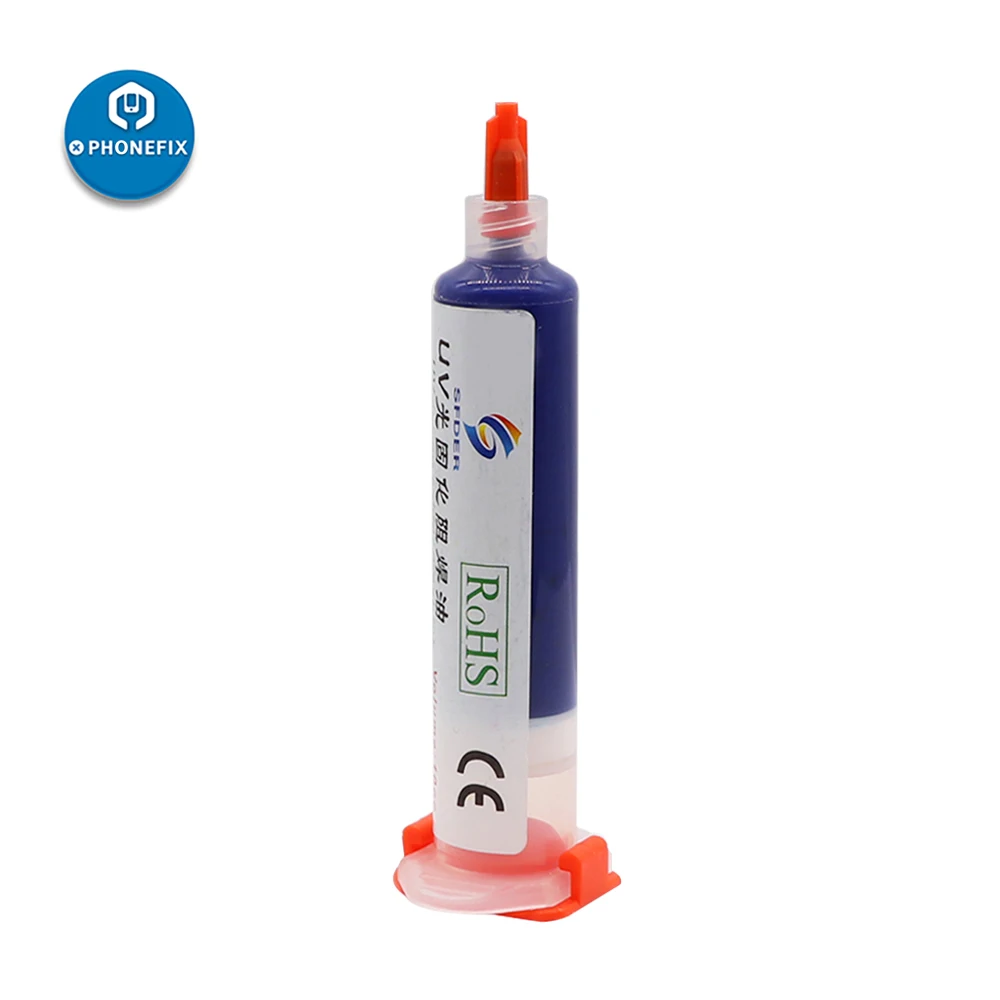 PHONEFIX-6-Colors-UV-Curable-Solder-Mask-PCB-Paint-Welding-Fluxes-Oil-With-Needle-Head-For(9)