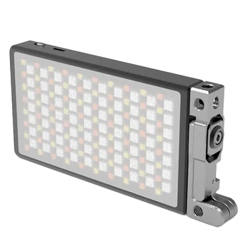 

Boling BL-P1 Pocekt Photography Lighting Dimmable RGB LED Video Light On Camera Fill Light Studio DSLR Camera Light for Vlog