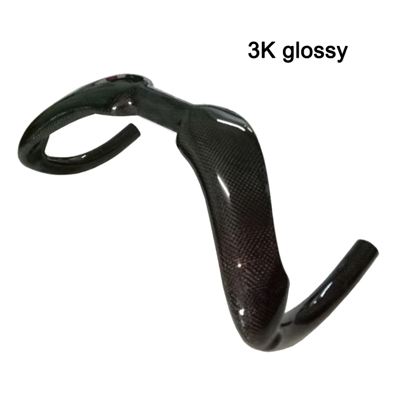 31.8mm 370/385mm Carbon Handlebar Track Bicycle Drop Bar Races
