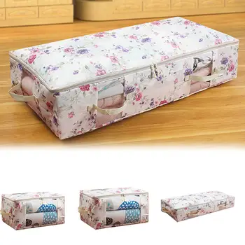 

Clothes Storage Bag Folding Quilt Organizer Oxford Fabric Large Capacity Moisture-proof Bag Save Space Organizer Clothes Divider