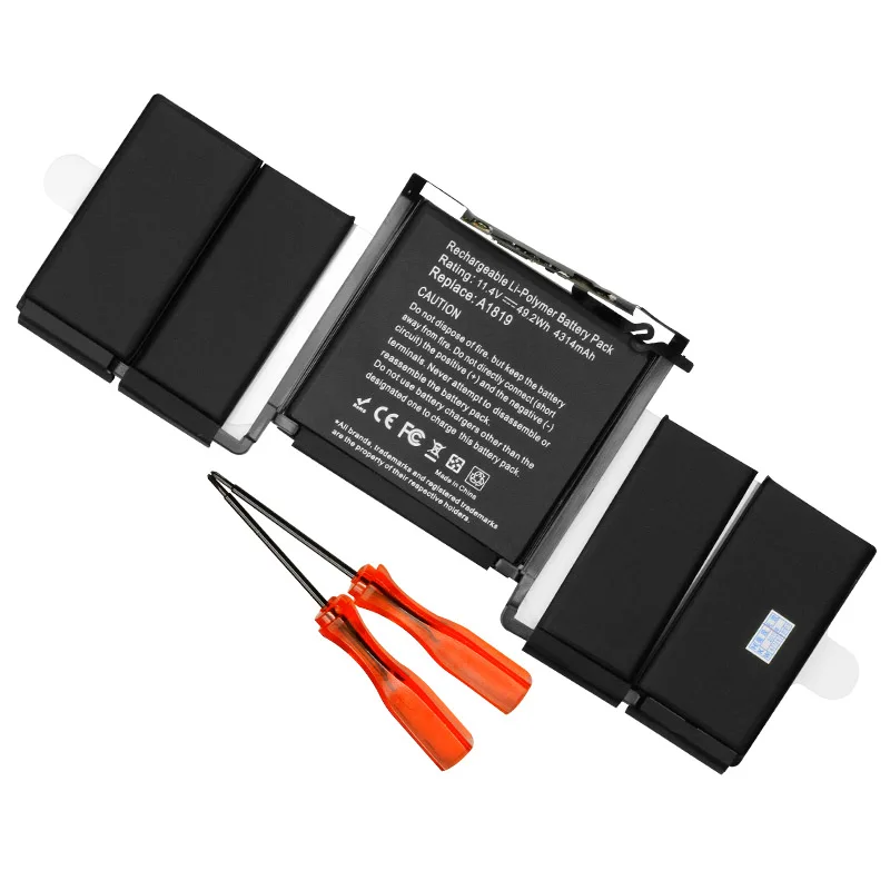 ApexWay 11,41 V 4314mah A1819 Аккумулятор для ноутбука для Apple Macbook Pro 13 ''Touch Bar A1706 год с инструментами